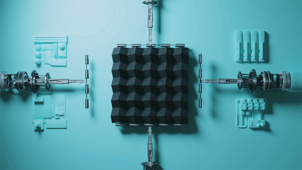 By adjusting individual cells, the researchers can change the properties of the entire surface. @ Muza Productions