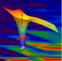 Spatiotemporal trajectory of an electron tunneling through Coulomb barrier under strong laser field.