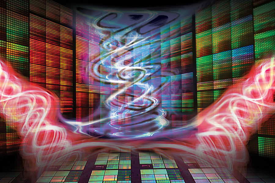Scientists have developed a programmable, wireless spatial light modulator that can manipulate light at the wavelength scale with orders-of-magnitude faster response than existing devices. @ Sampson Wilcox