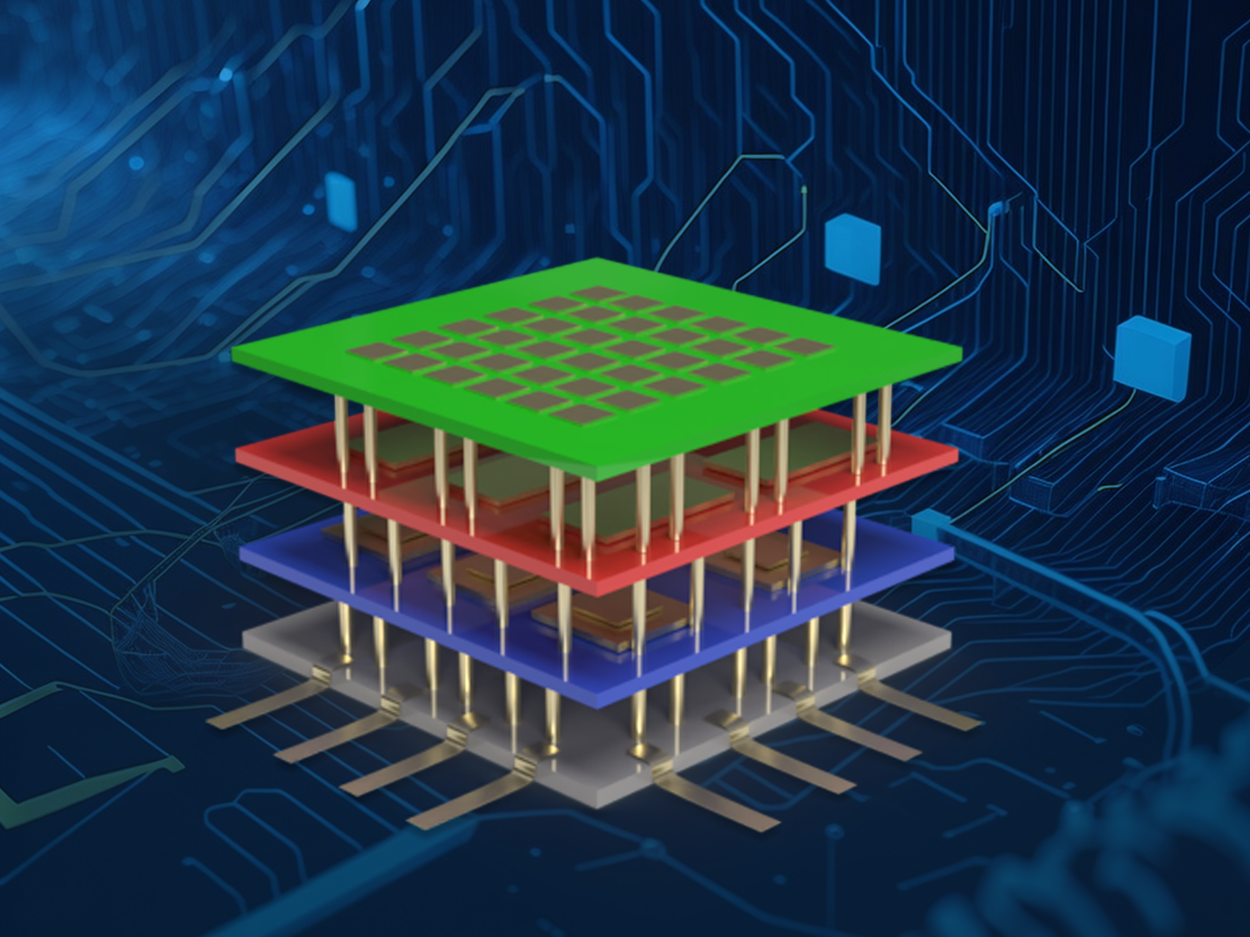 Penn State researchers demonstrated 3D integration of semiconductors at a massive scale, characterizing tens of thousands of devices using 2D transistors made with 2D semiconductors, enabling electronic gadgets to possibly become smarter and more versatile. @ Elizabeth Flores-Gomez Murray/Materials Research Institute