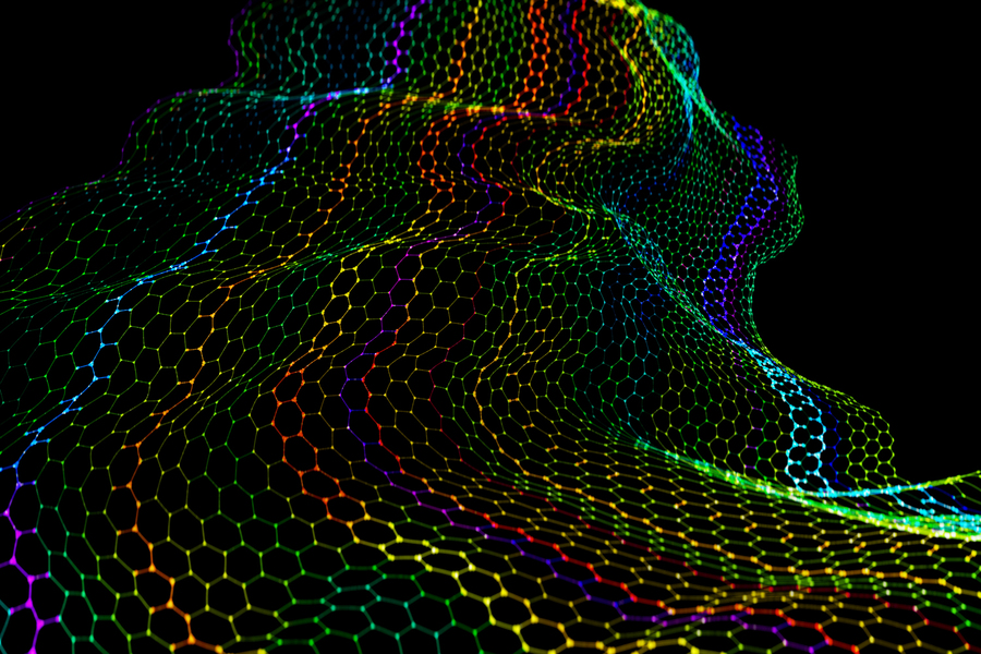 When some ultrathin materials undergo a “nematic transition,” their atomic lattice structure stretches in ways that unlock superconductivity (as this conceptual image shows). MIT physicists have identified how this essential nematic switch occurs in one class of superconductors. @ iStock