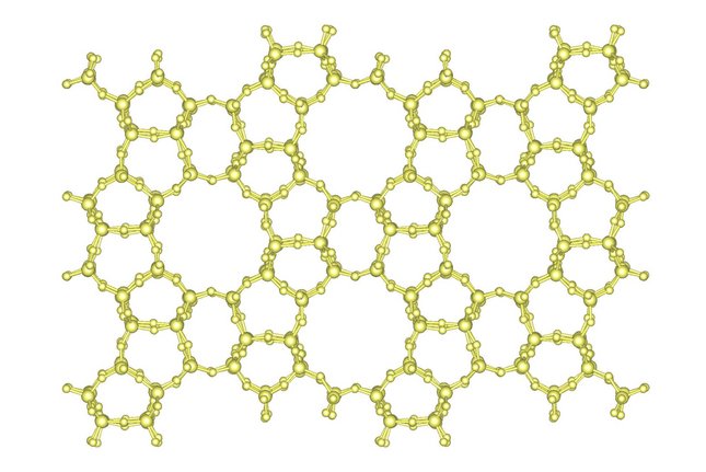 Zeolites structure. @ Shutterstock
