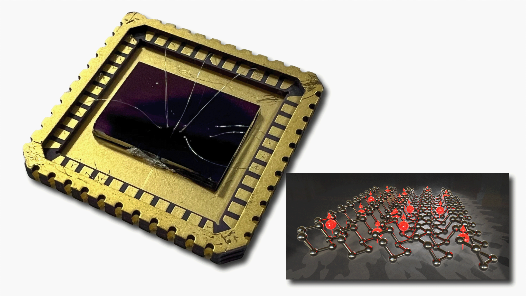 An ultra-thin so-called 2D material, black phosphorous has a distinct puckered or corrugated crystal structure. @ National University of Singapore