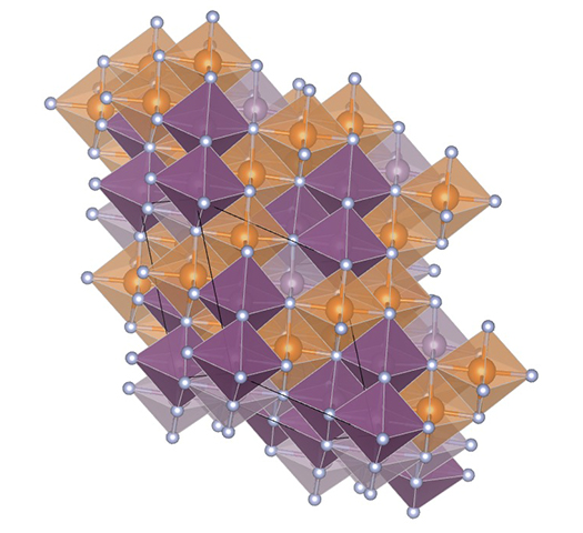 The metastable phase of MgMoN2 has the most disorder, and it becomes the most stable structure at temperatures above 2000°K. @ NREL