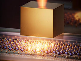 Plasmonic heterostructure for dark exciton control.
