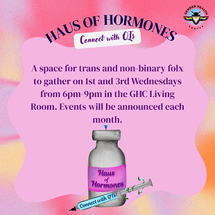 Haus of Hormones Instagram poster