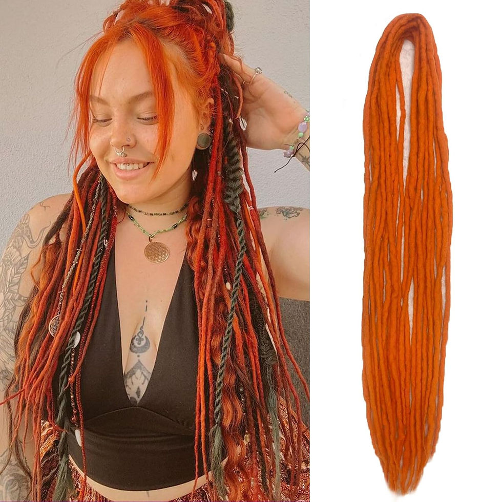 Thumbnail: Orange dreadlocks color