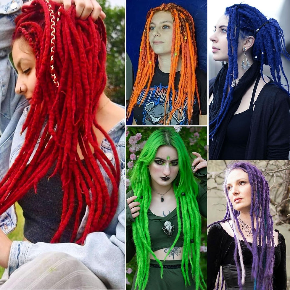 Thumbnail: rainbow dreadlocks model catalog