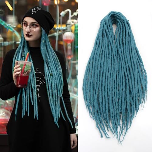 Thumbnail: 20 inch  green  dreadlocks  catalog