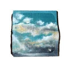 Colors of Nature - cloud III - acryl op hout - 17 x 17 cm - beschikbaar