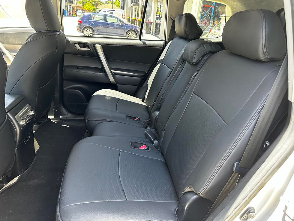 Thumbnail: Custom cover fits Toyota Kluger front and rear 2010-2014