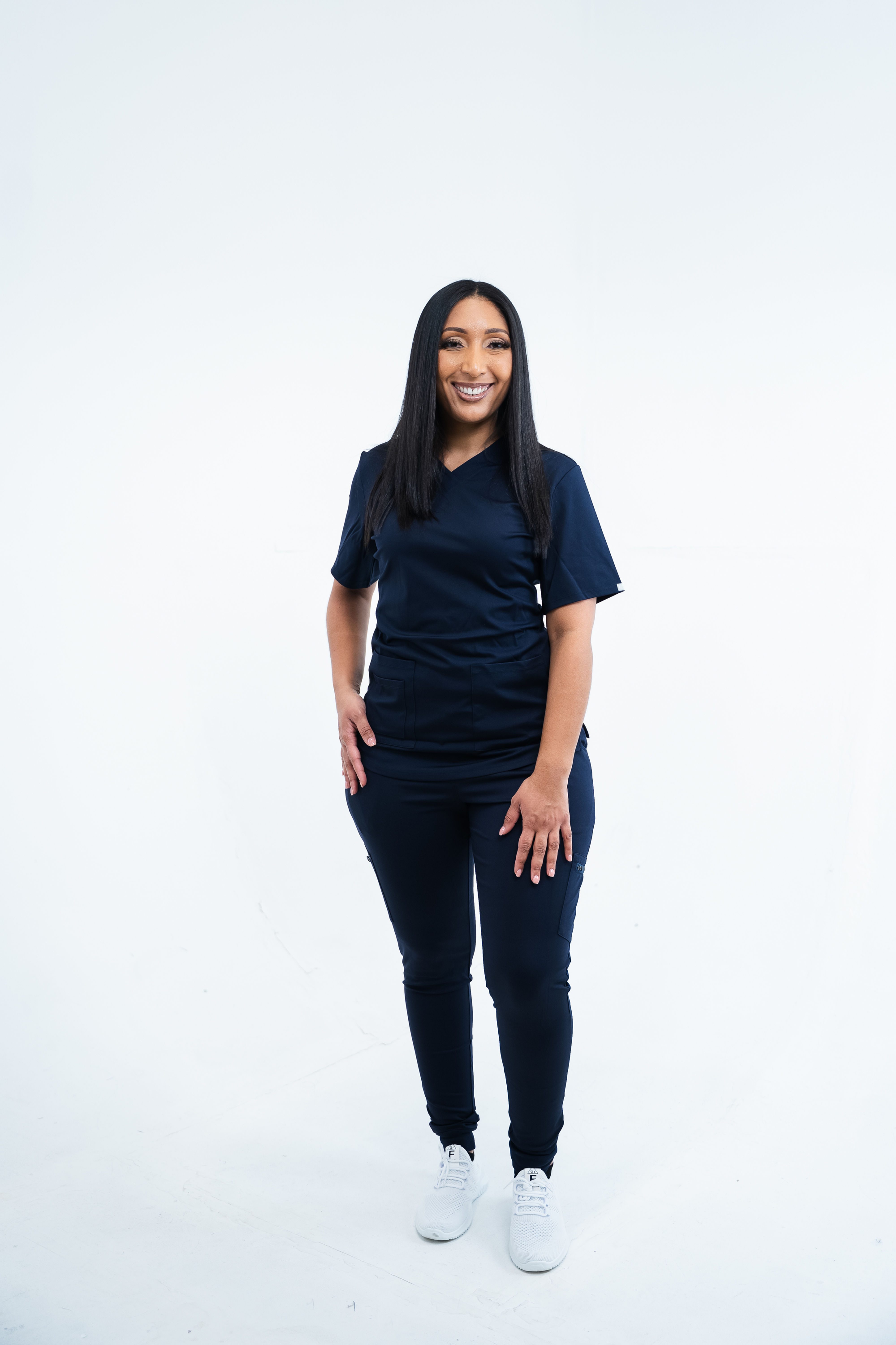 Ourz Classic Set - Classic Scrub Top + Jogger Pants - Navy