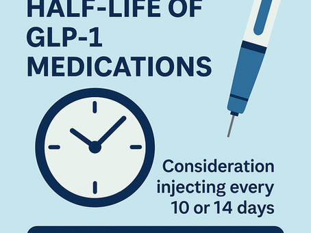 The GLP-1s-Semaglutide, Tirzepatide & Retatrutide: Less Injections, Half-Life & Maintenance Dosing for Keeping Weight OFF