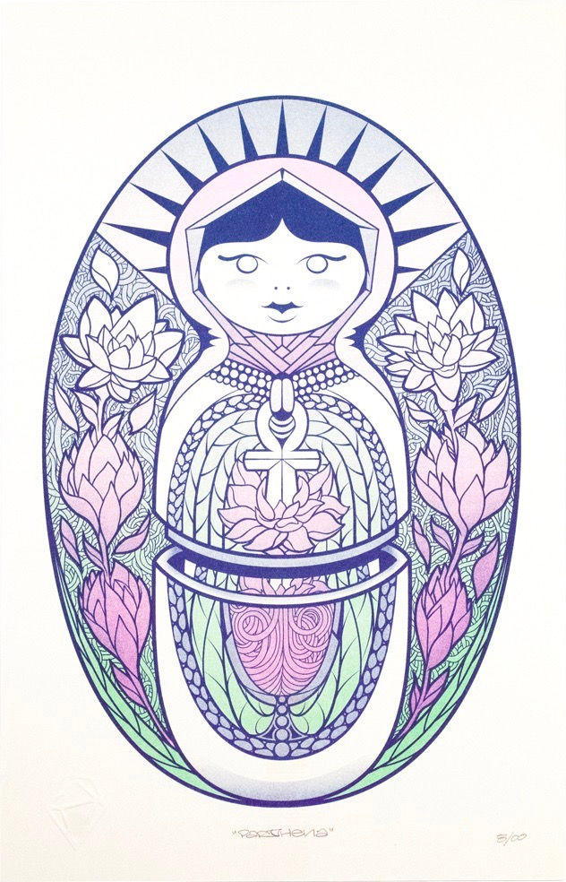 PRINT - 'Parthena'