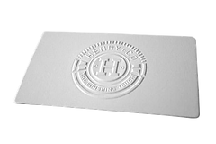 Carte de visite gaufrage