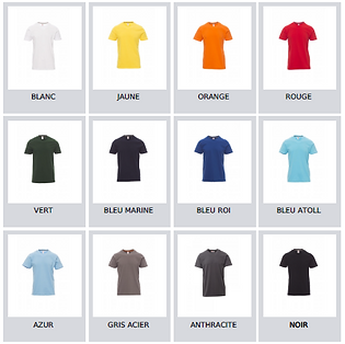 Image couleur t-shirt