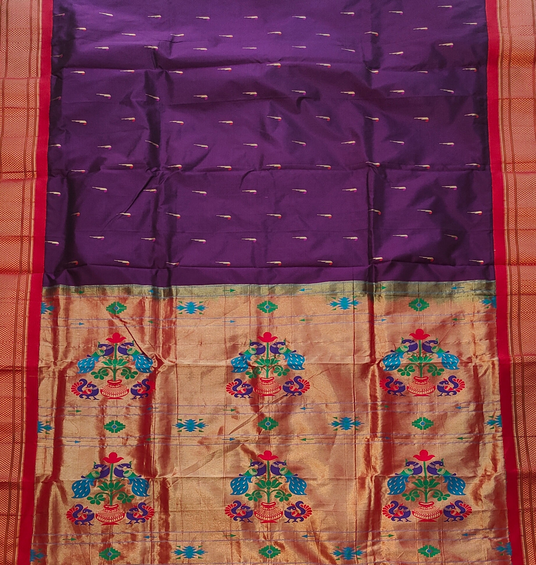 Pure silk Paithani