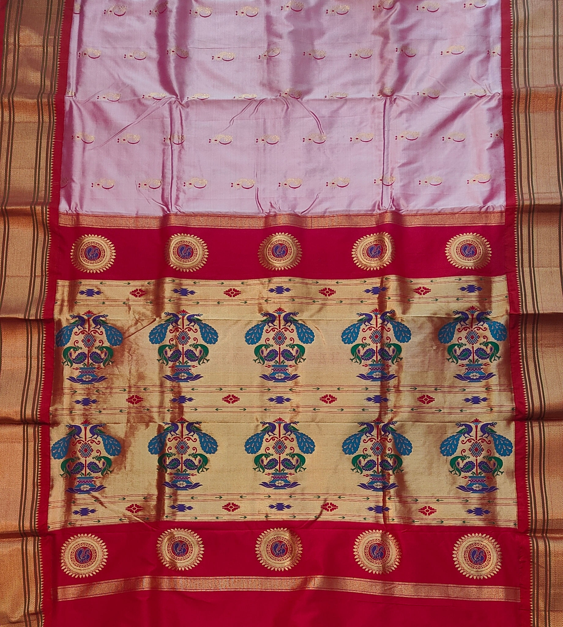 Pure silk Paithani