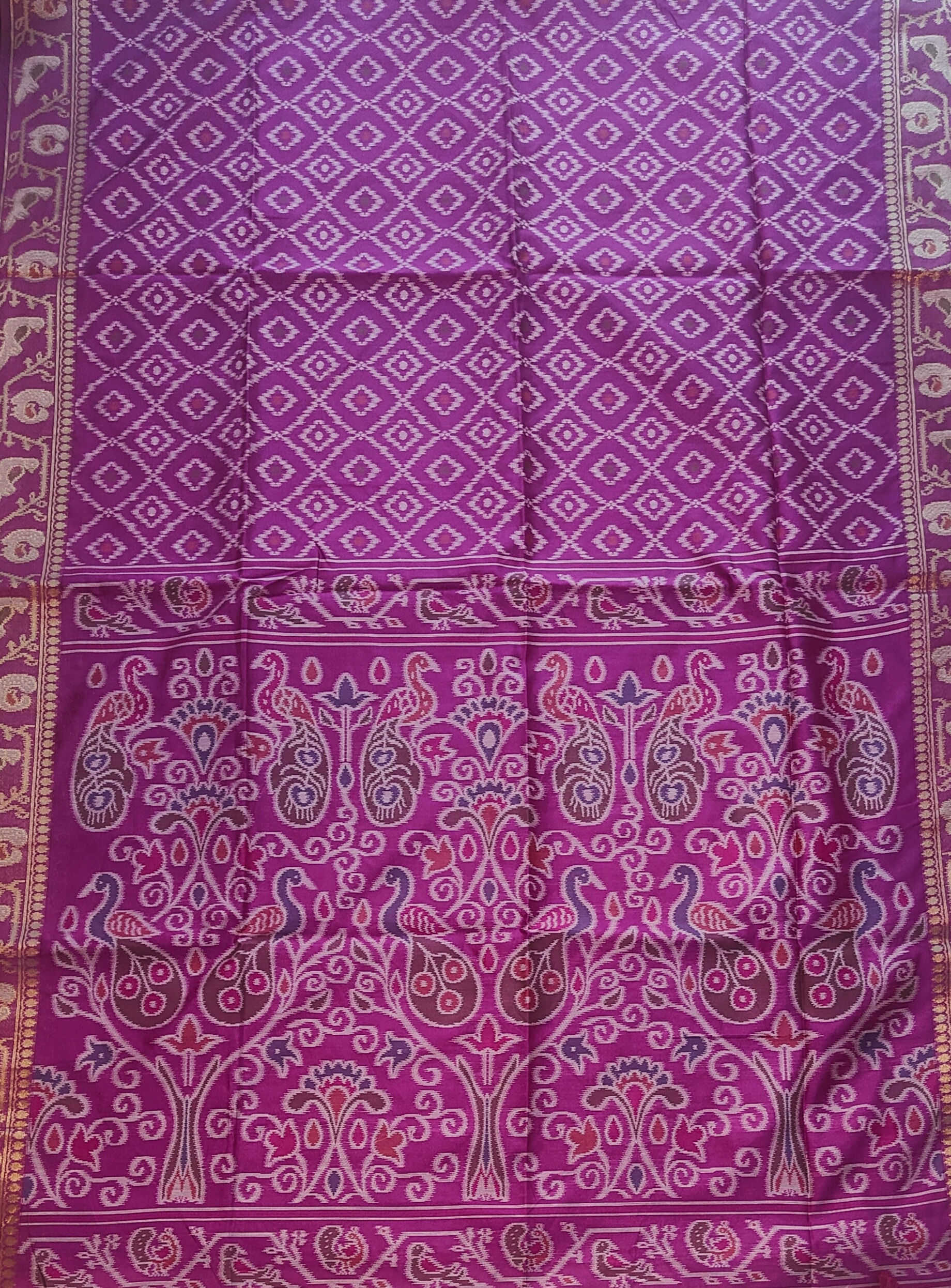 Raw silk patola