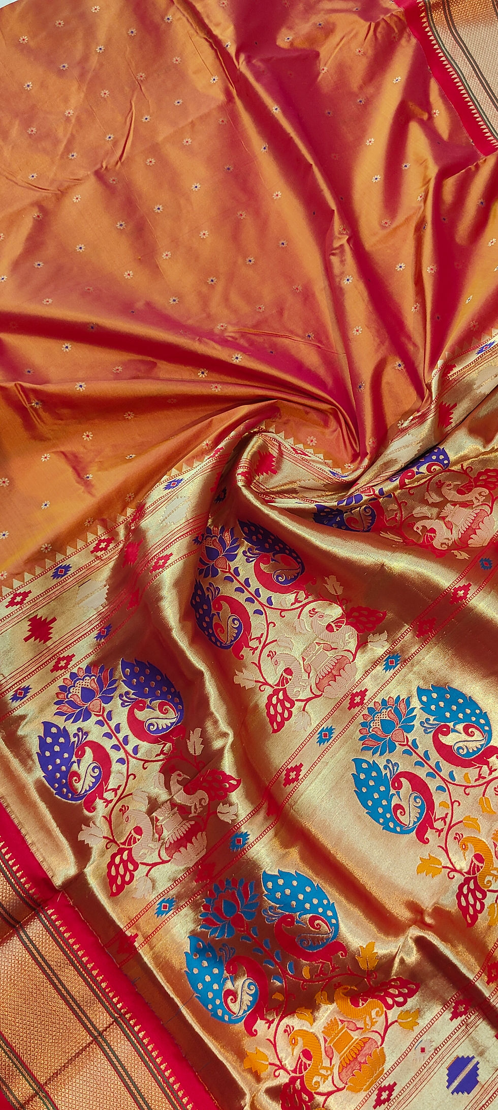 Thumbnail: Pure silk Paithani