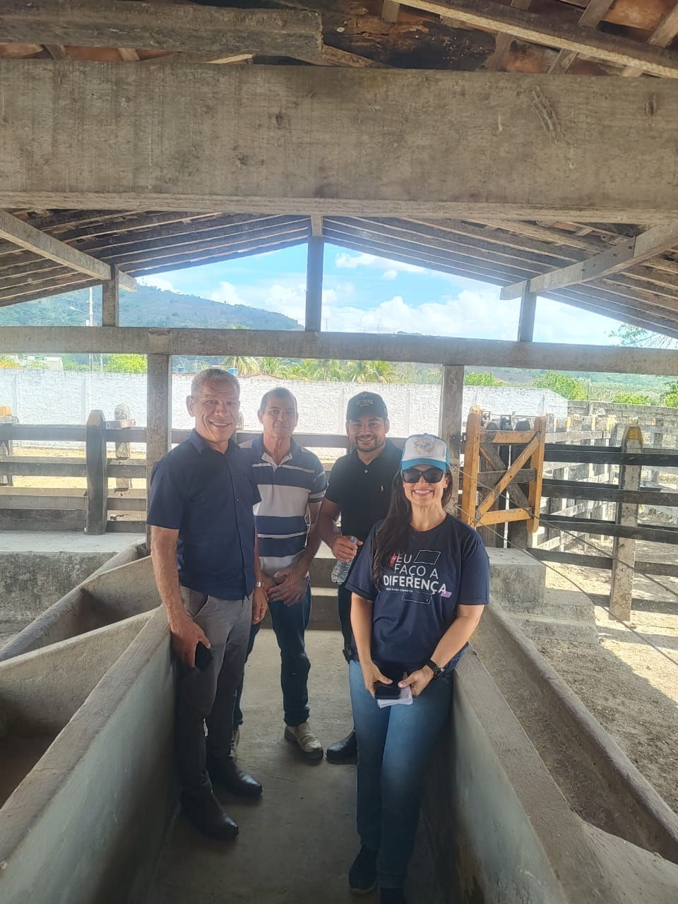 Visita do SEBRAE a fazenda de Luan Mauricio