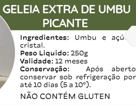 Miniatura: GELEIA EXTRA DE UMBU PICANTE