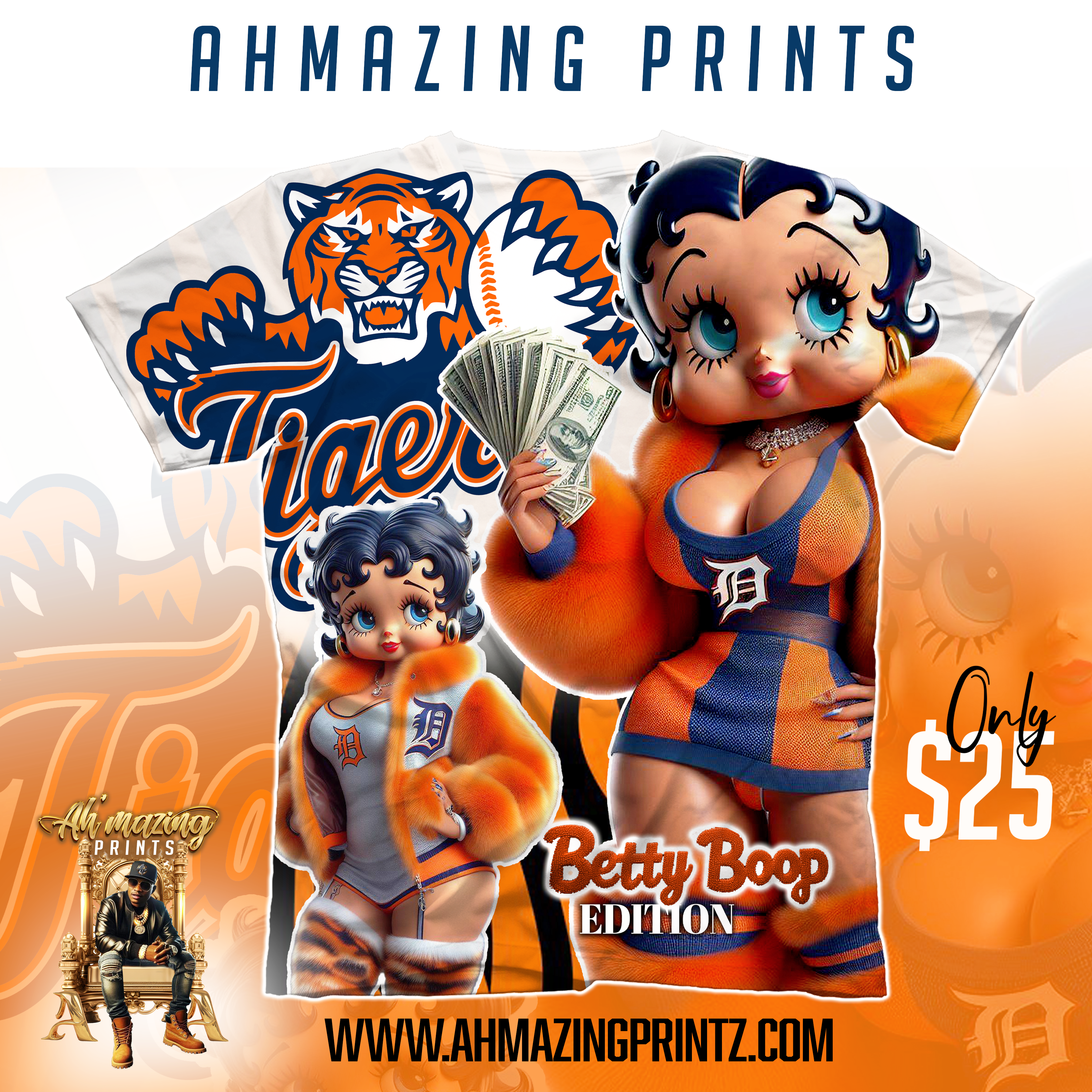 BETTY BOOP TIGERS EDITION