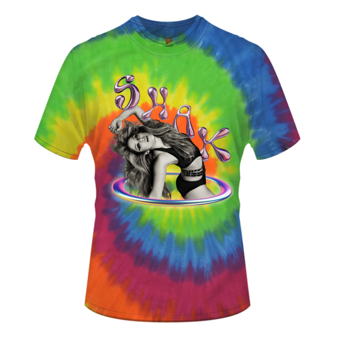 Shakira Playera Tie-dye Hologram