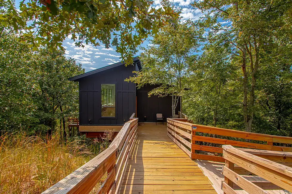 Experience luxury and nature with a beautiful view.