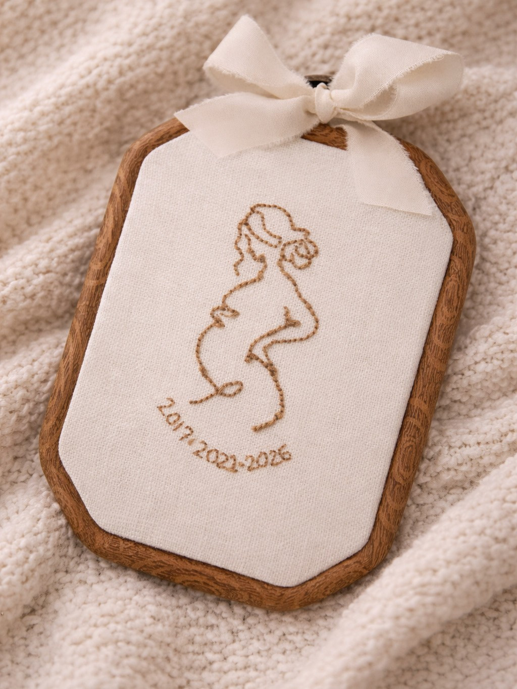 Custom Embroidery Hoop Art