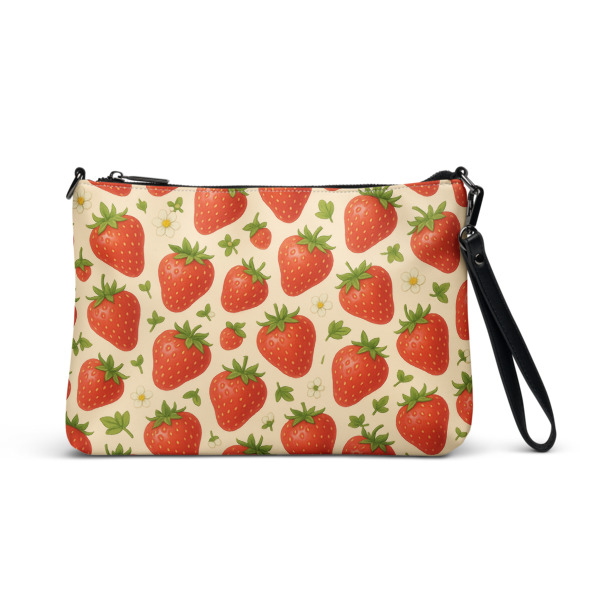 Strawberry Pattern Crossbody Bag