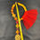 Thumbnail: Yellow with Red Flair Necklace
