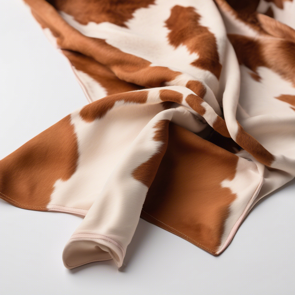 Cowhide Print Wild Rag