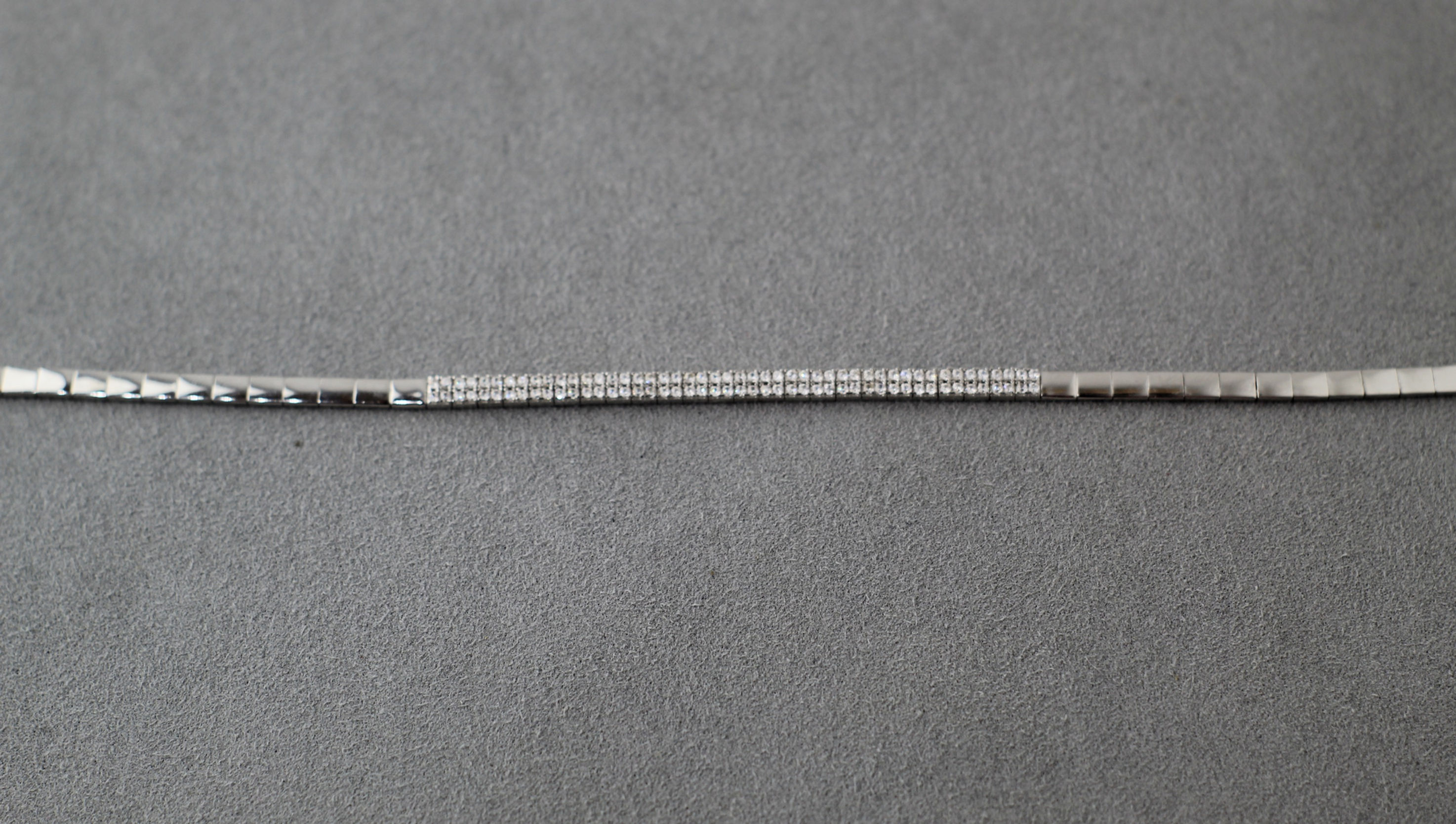 Womens White Gold Bracelet