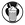 black circle with white milkshake outline
