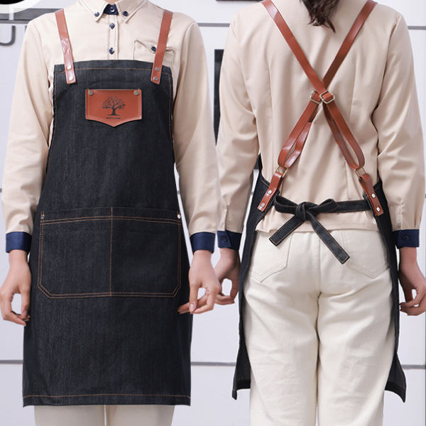 Thumbnail: Culinary Master Leather Strap Canvas Apron