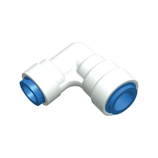 Winkelanschluss Durch. 12 mm John Guest System blau