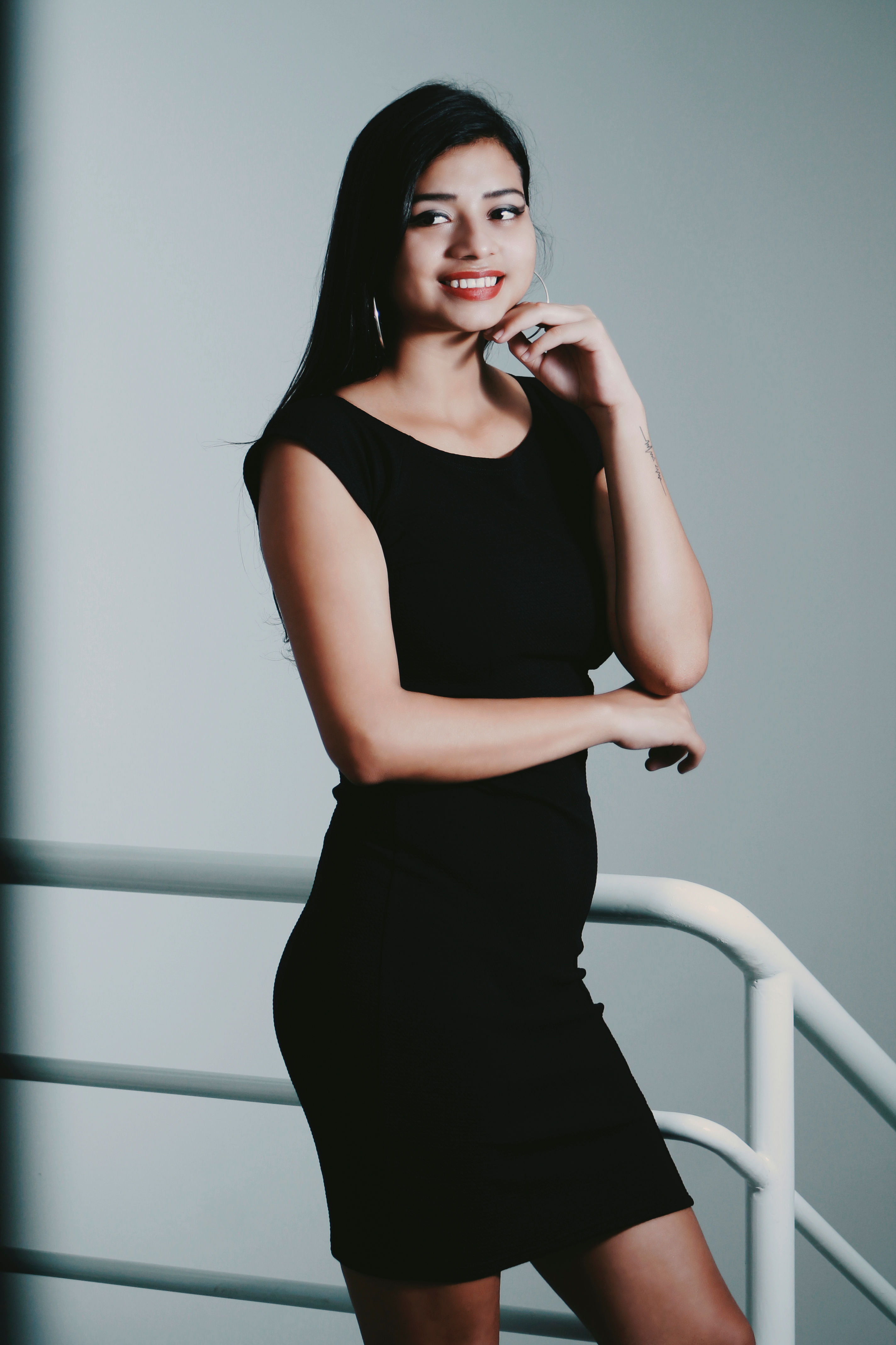 Vestido negro elegante