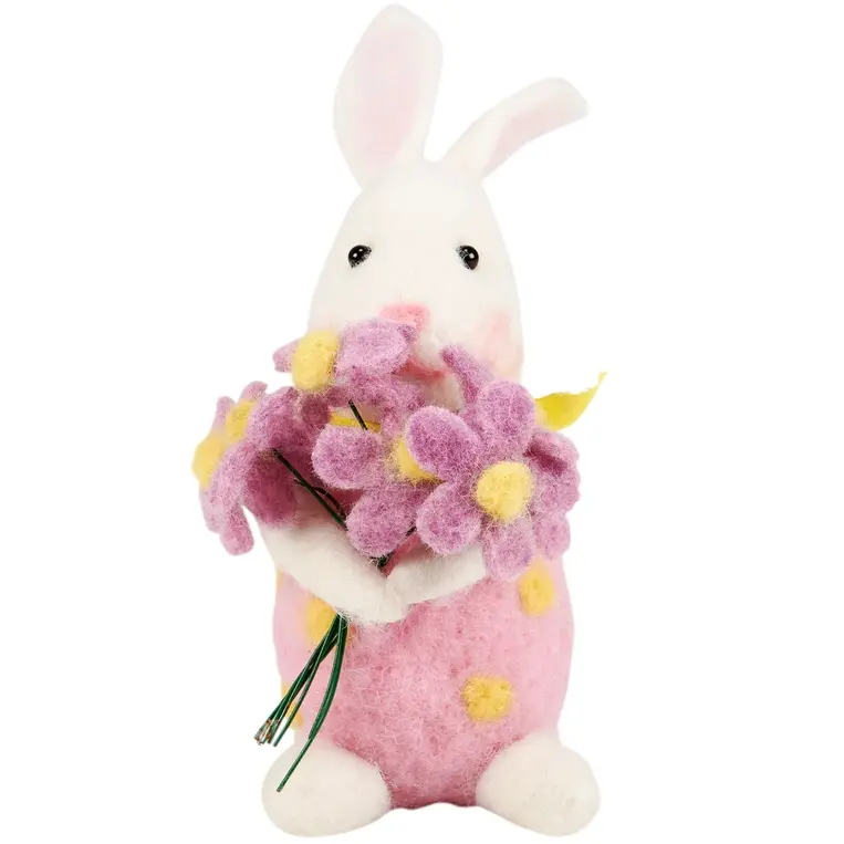 Bunny with Bouquet Critter