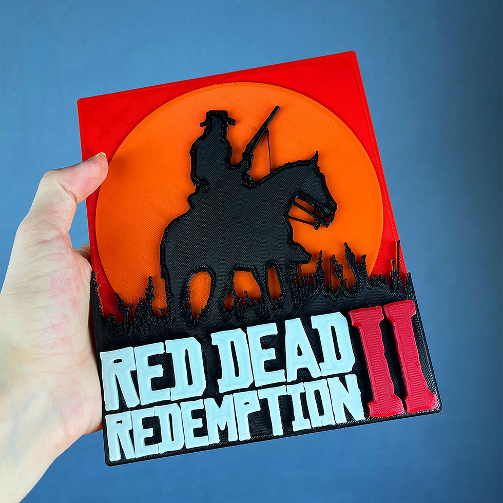 Küçük resim: Red Dead Redemption Logo Masaüstü Aksesuar Figür