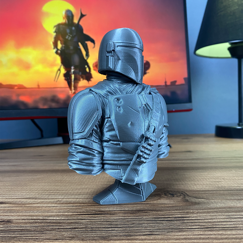 Küçük resim: Mandalorian Büst Figür 15cm