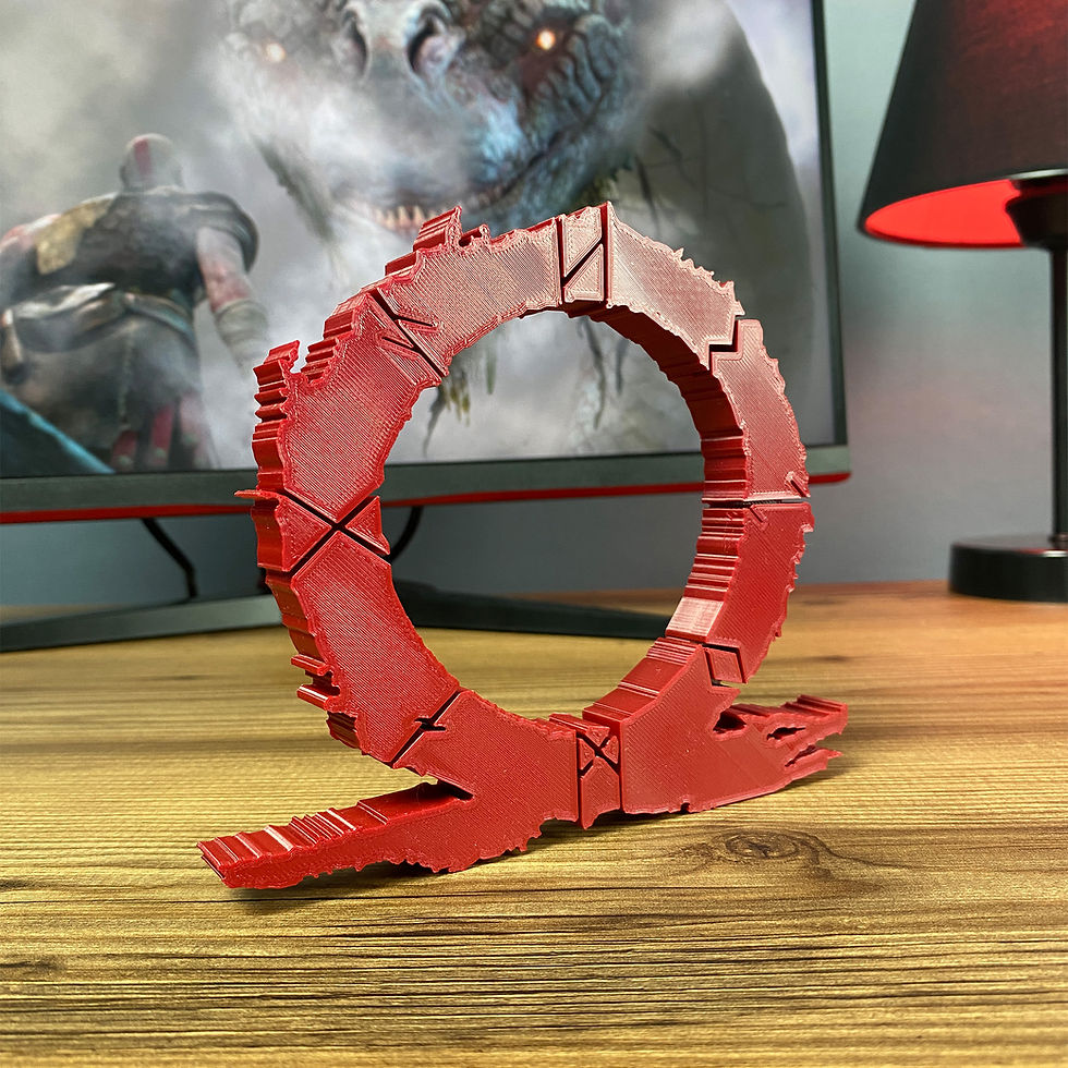 Küçük resim: God Of War Omega Kırmızı Masaüstü Figür