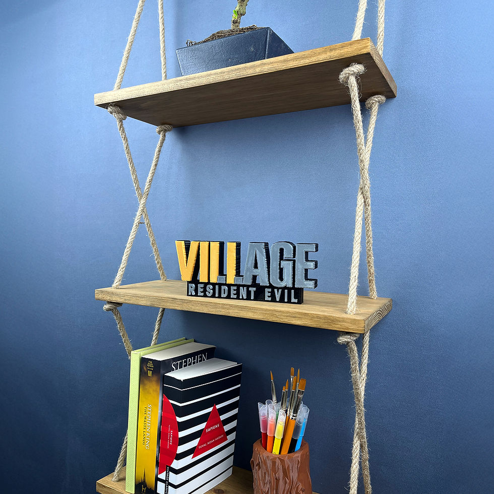 Küçük resim: Resident Evil Village Logo Masaüstü Aksesuar Figür