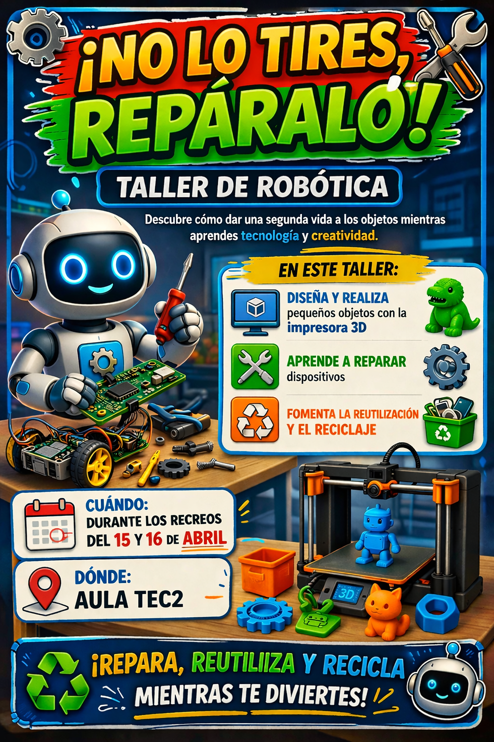 No lo tires, repáralo!