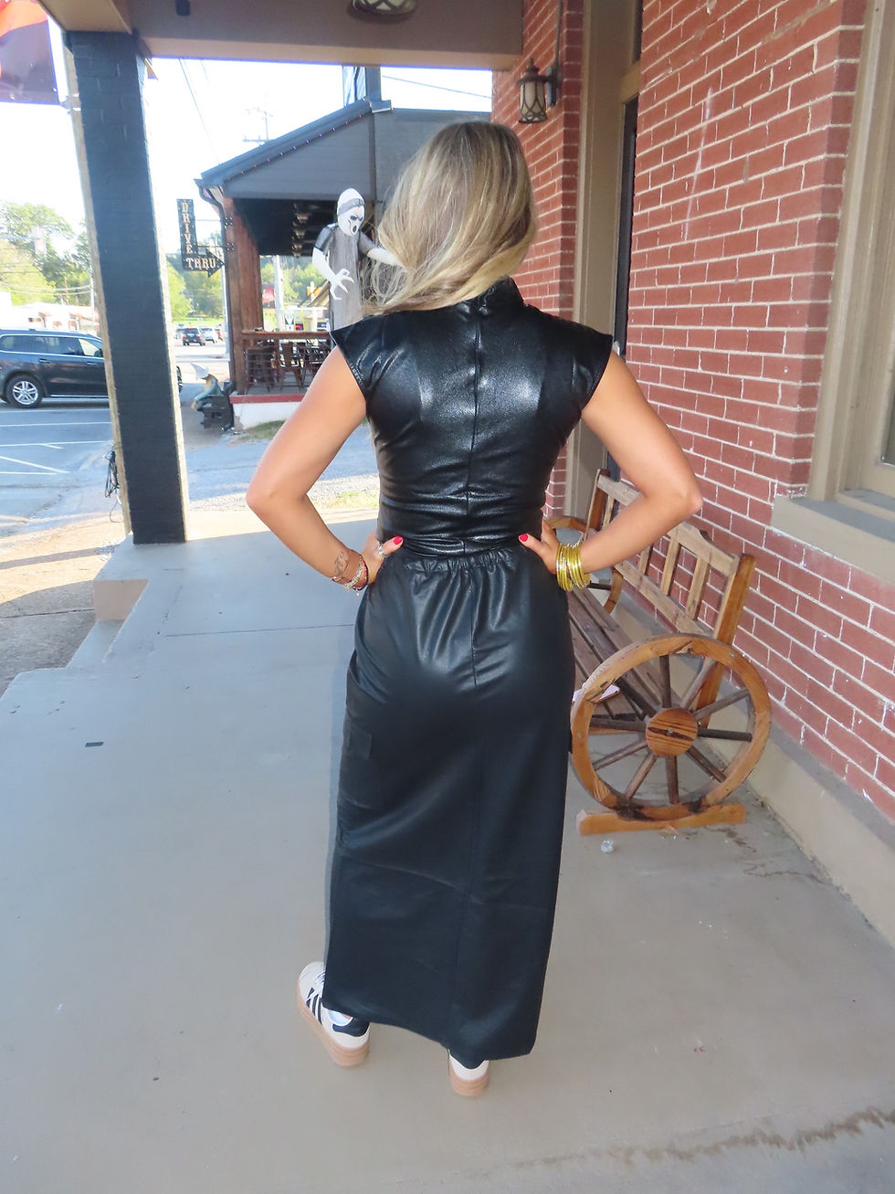 Thumbnail: Lenny Leather Bodysuit