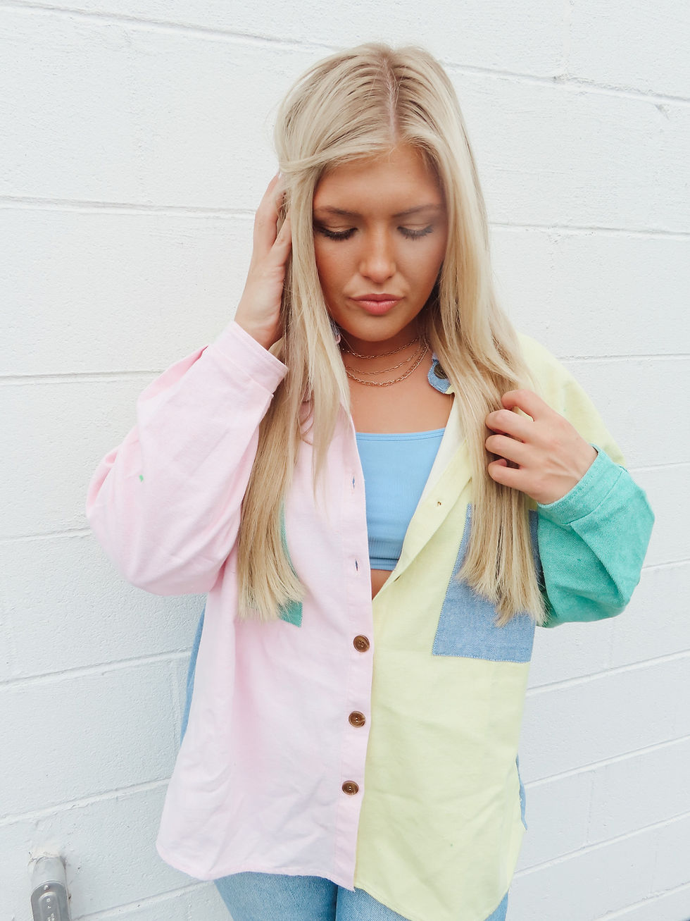 Thumbnail: Color Block Shacket