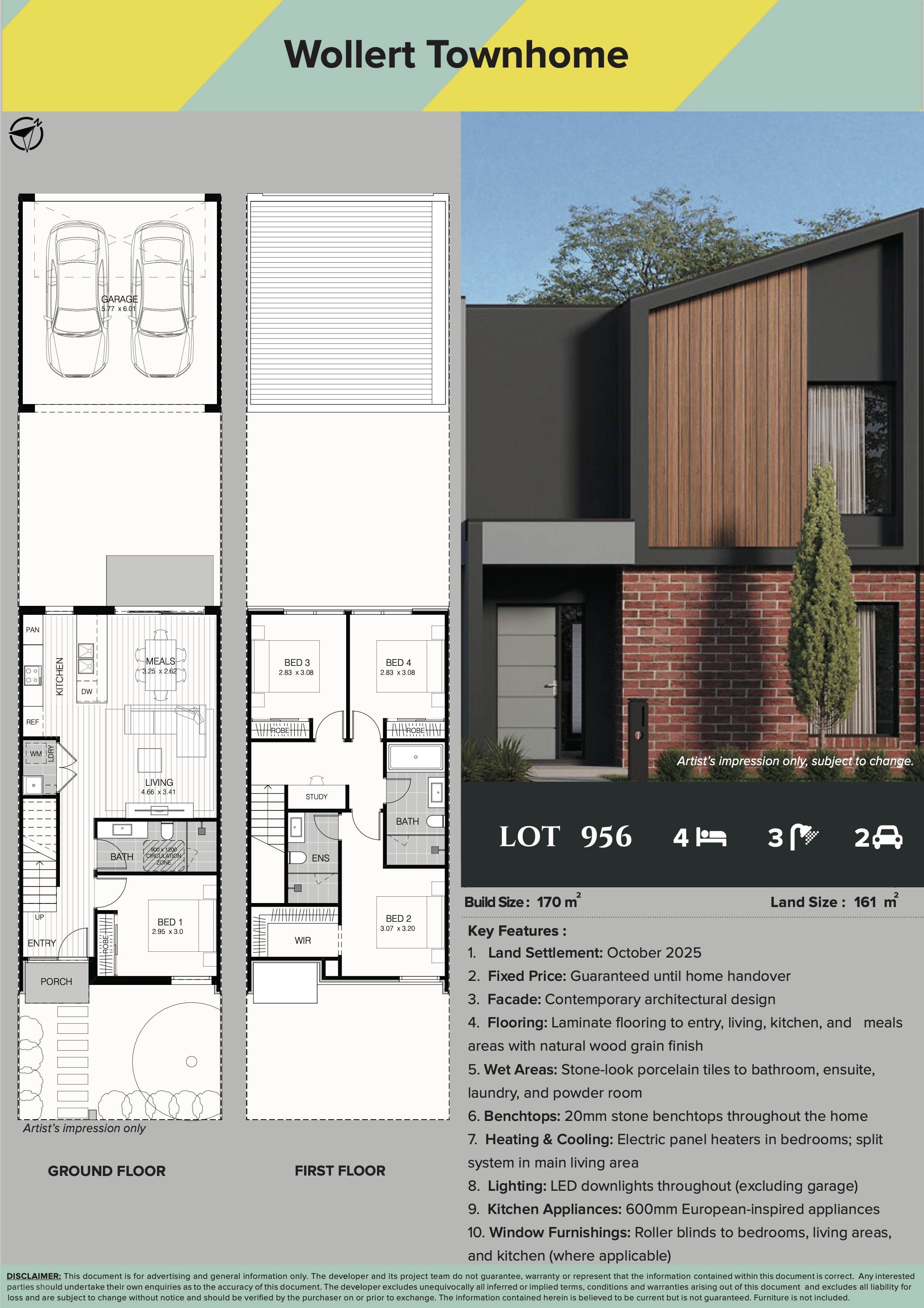 Majorelle Boulevard Townhomes VIC, Townhomes - Image 1