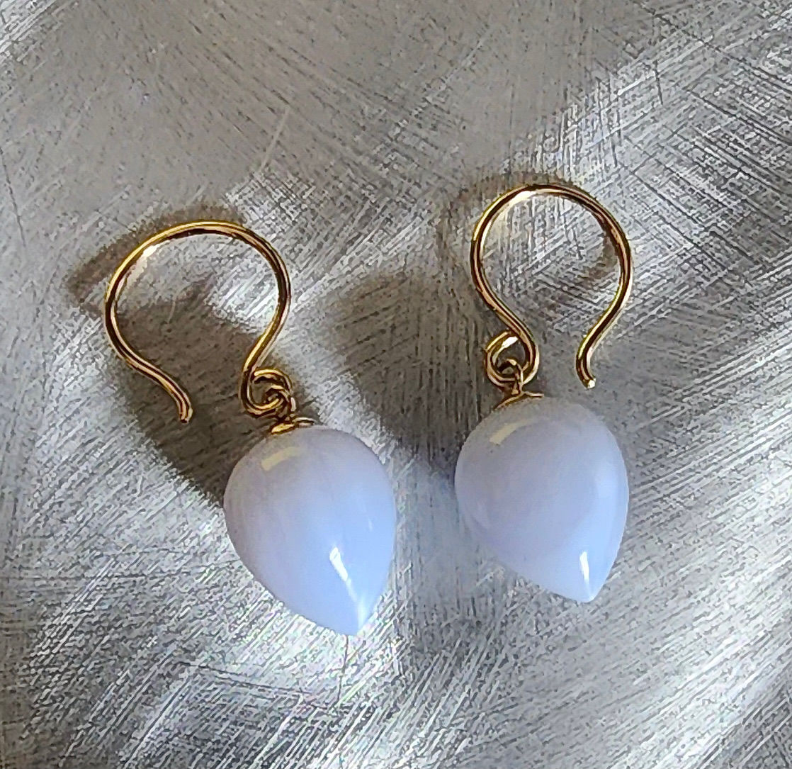 Blue Lace Agate Drop