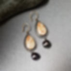 Fossil Coral Earring