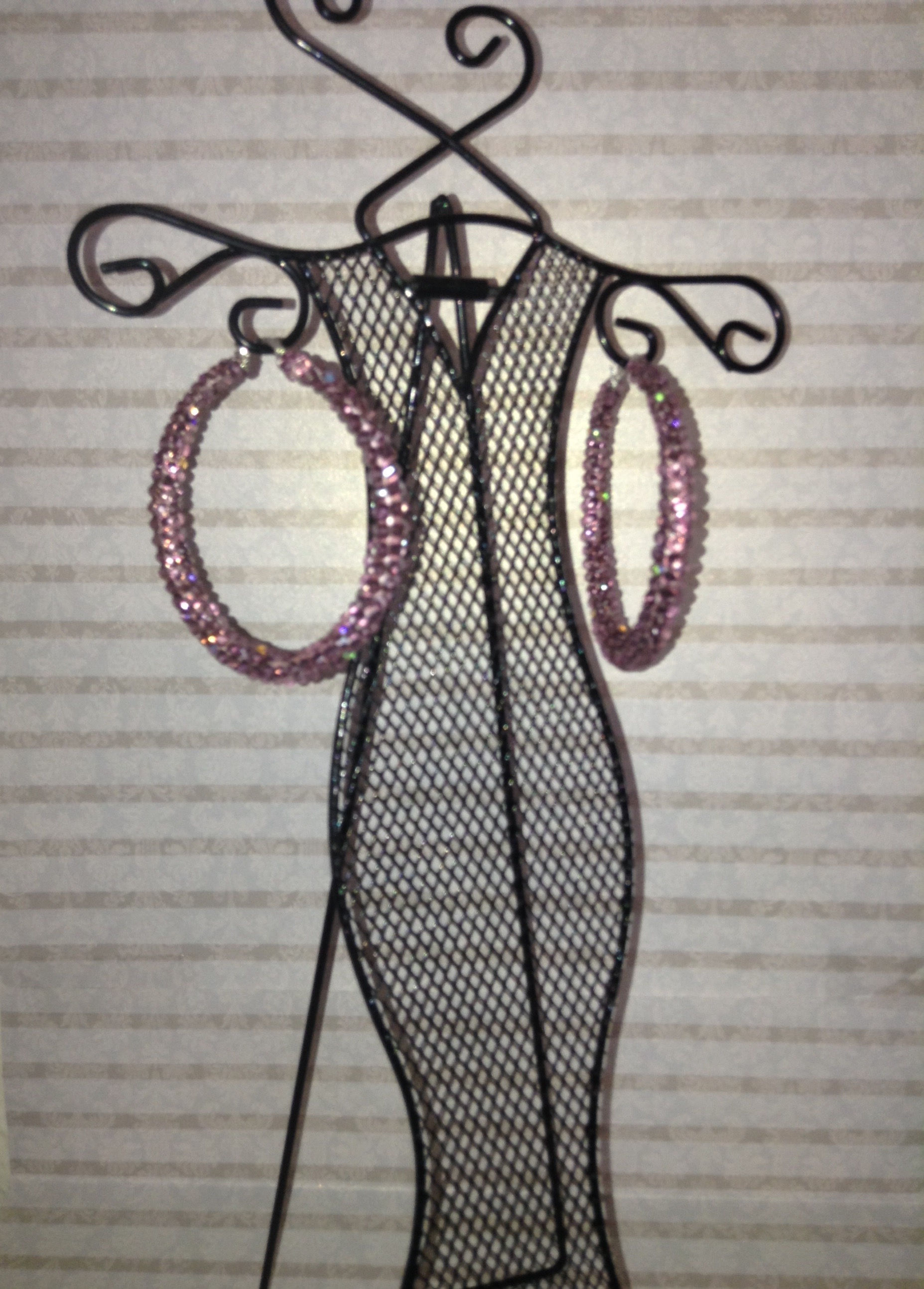 "BABYDOLL" Crystal Hoops